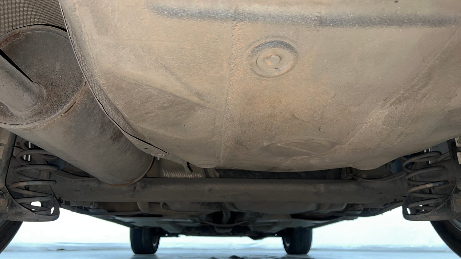 Used 2018 Skoda Rapid Style 1.6 MPI Petrol Manual extra REAR UNDERBODY VIEW (TAKEN FROM REAR)
