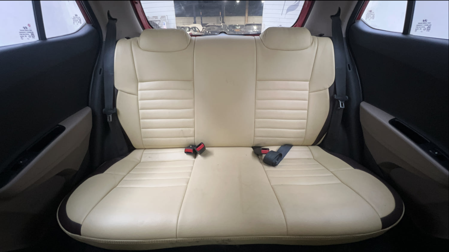 Used 2017 Hyundai Grand i10 Sportz U2 1.2 CRDi Diesel Manual interior REAR SEAT CONDITION VIEW