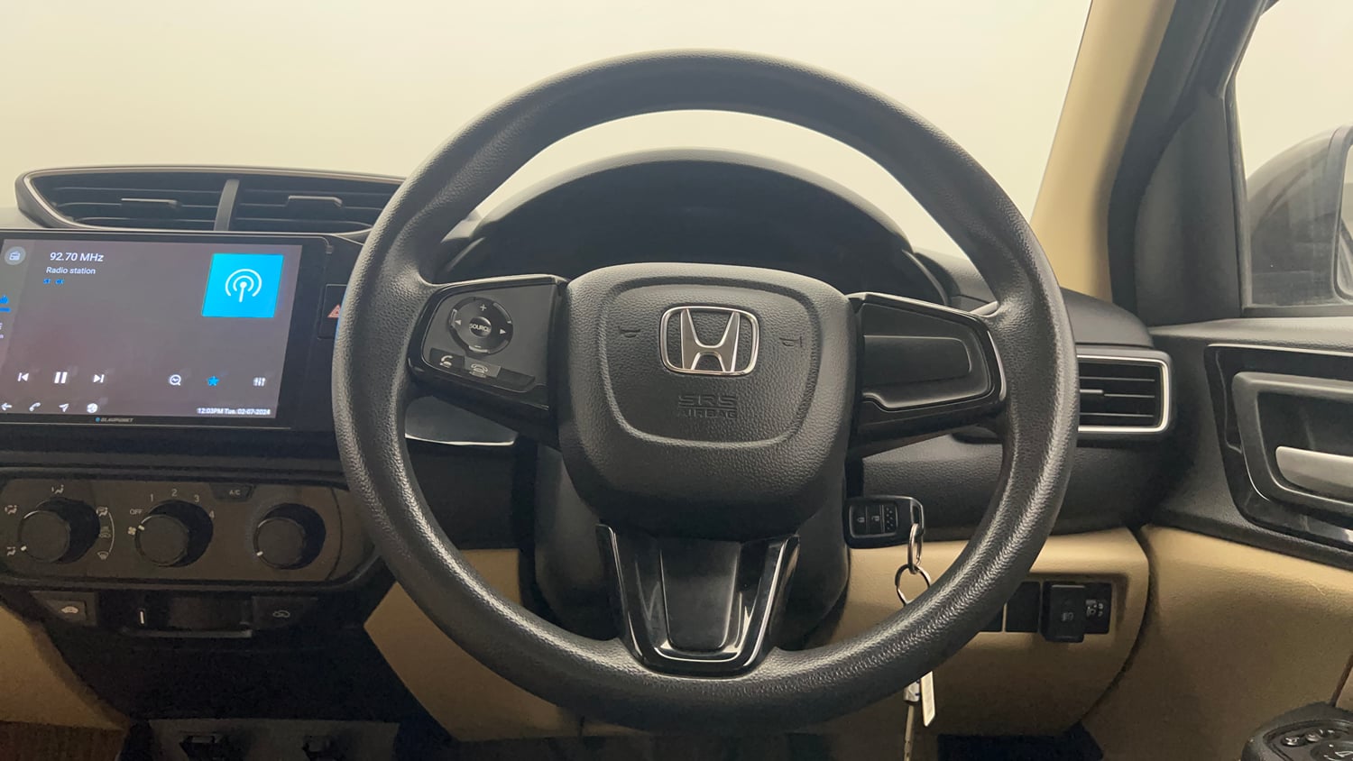 Used 2019 Honda Amaze 1.2 S MT Petrol Petrol Manual interior STEERING VIEW
