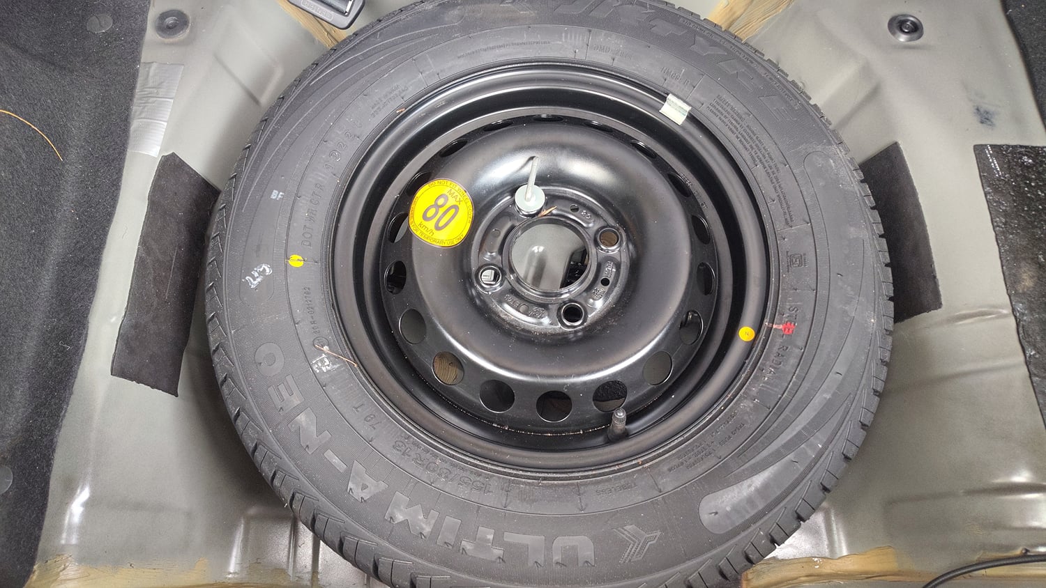 Used 2022 Tata Tiago XZ Plus Petrol Manual tyres SPARE TYRE VIEW