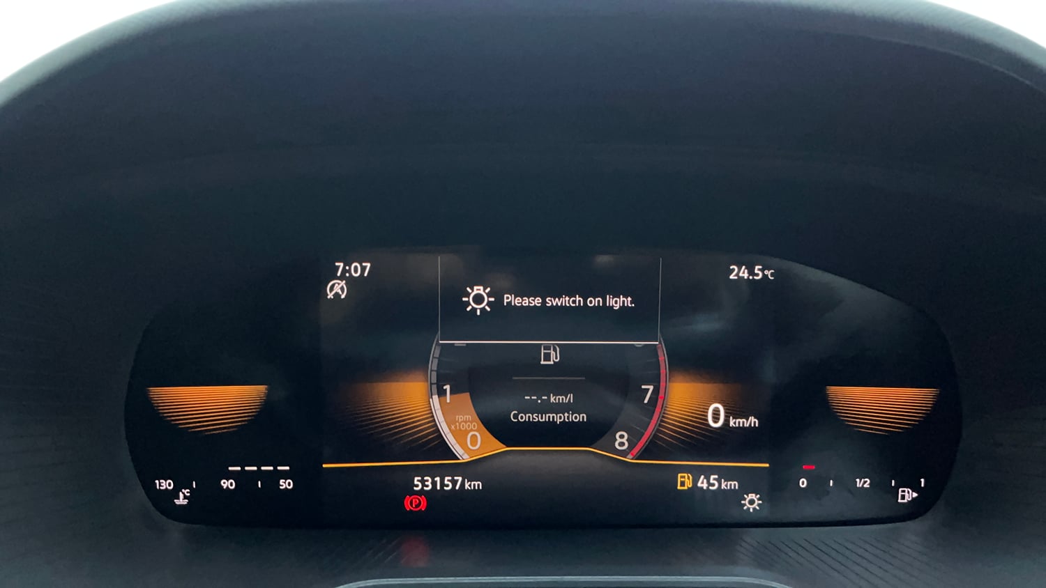 Used 2023 Skoda Kushaq Style 1.0L TSI MT Petrol Manual interior CLUSTERMETER VIEW
