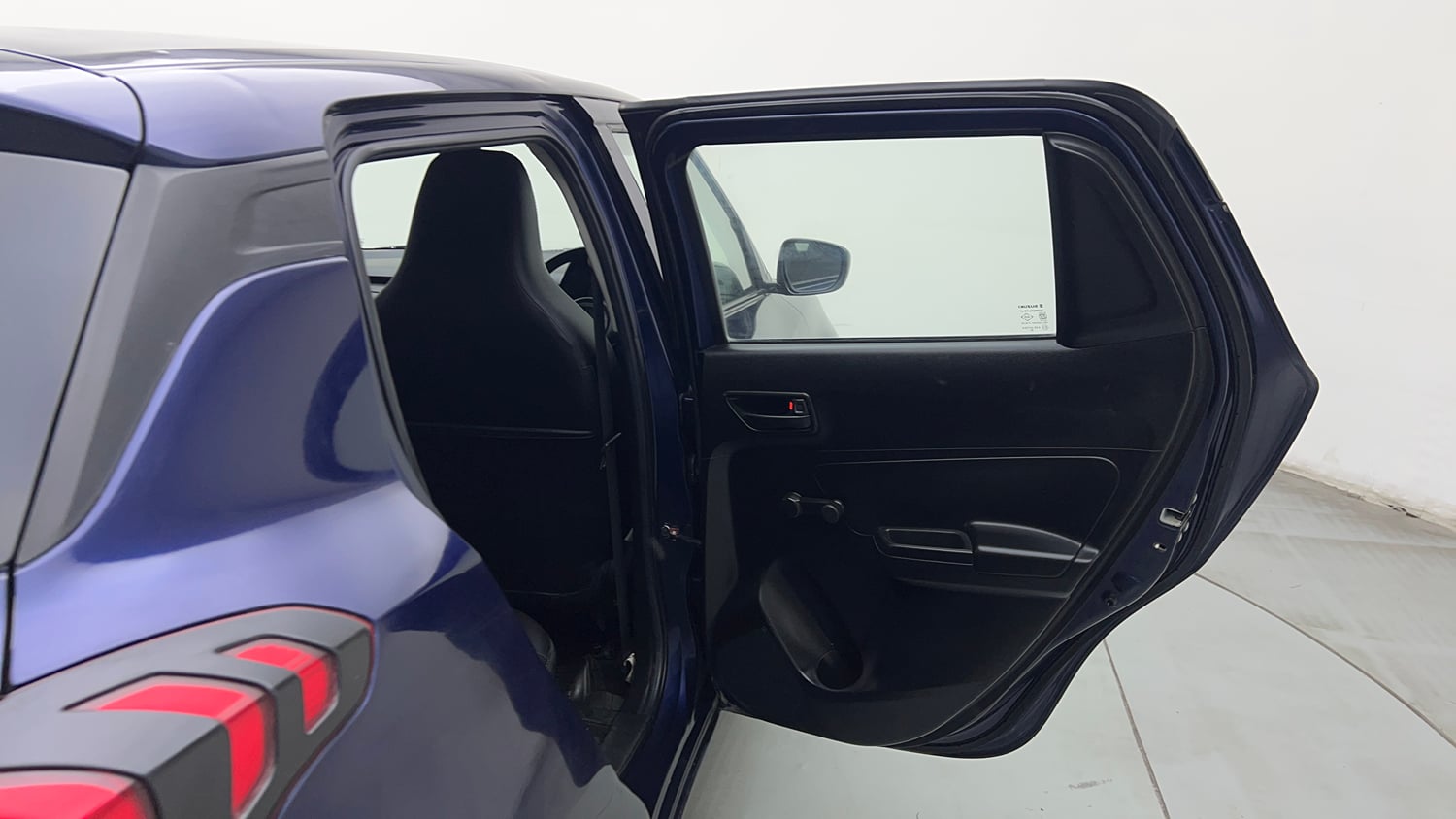 Used 2018 Maruti Suzuki Swift LXi Petrol Manual interior RIGHT REAR DOOR OPEN VIEW