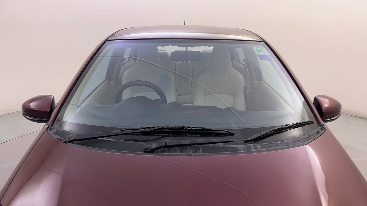 Used 2015 Honda Amaze 1.2 S i-VTEC Petrol Manual exterior FRONT WINDSHIELD VIEW