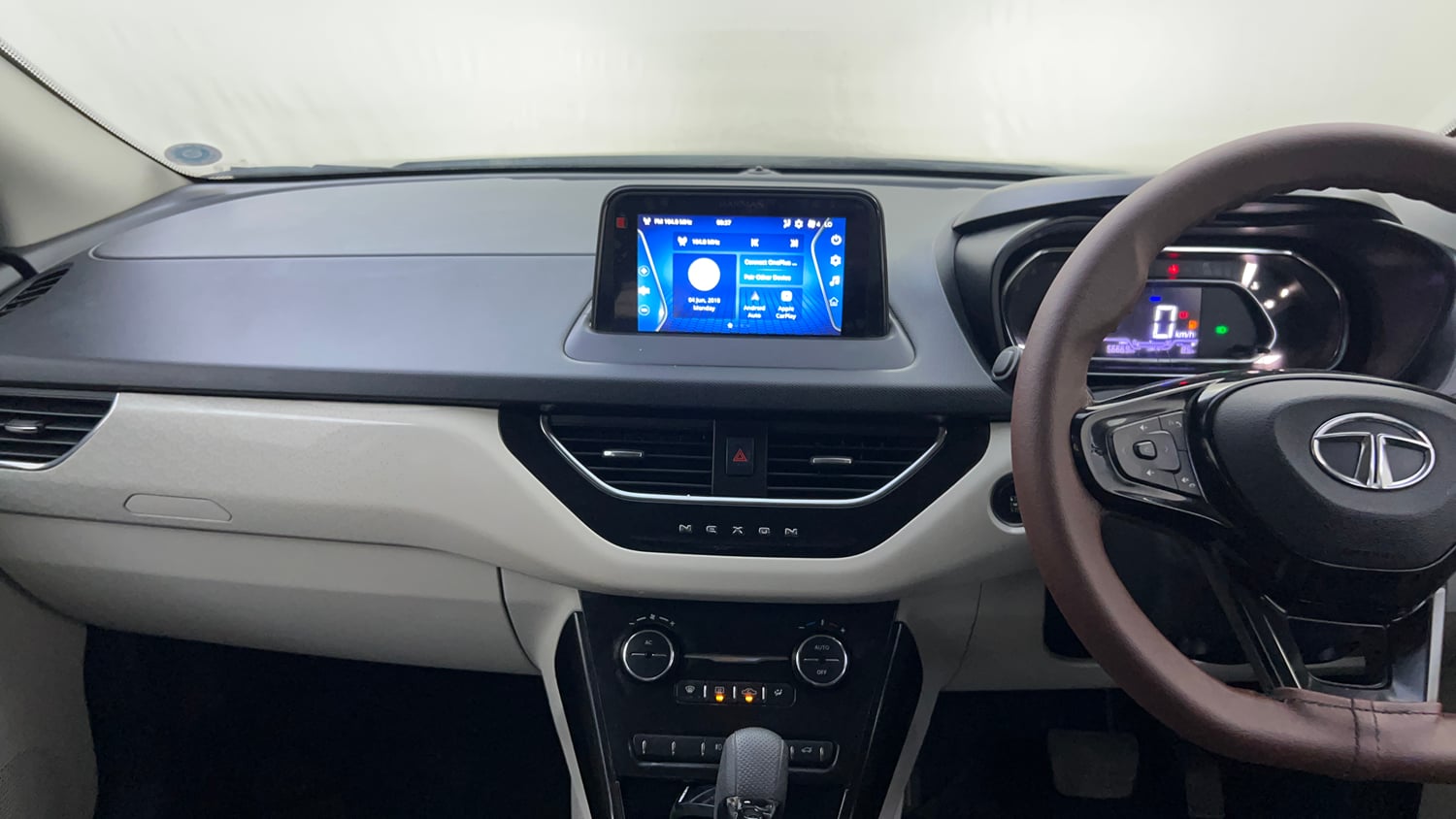 Used 2021 Tata Nexon XZA Plus Diesel Diesel Automatic interior MUSIC SYSTEM & AC CONTROL VIEW