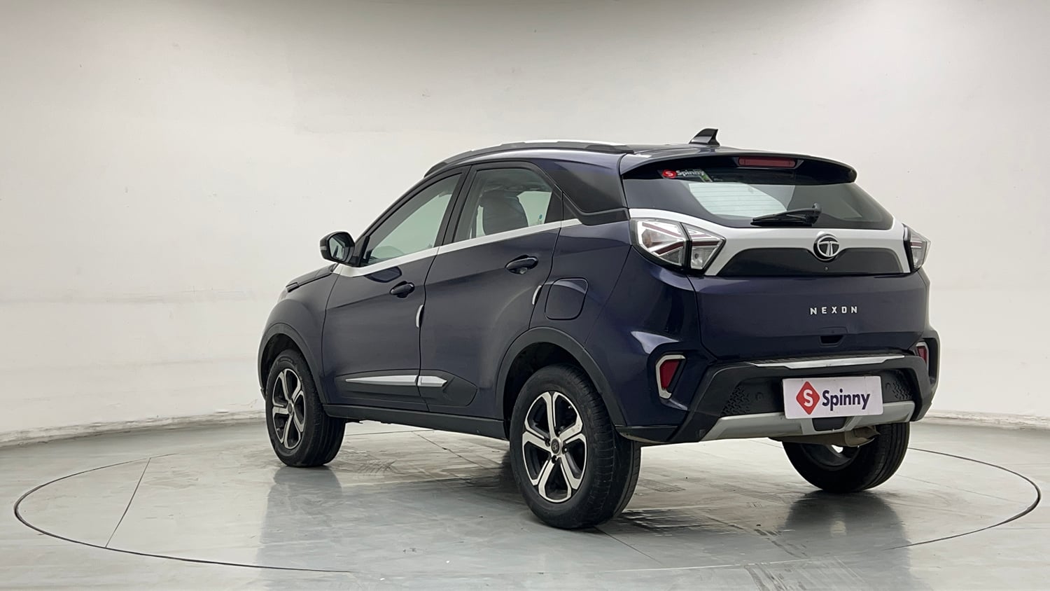 Used 2022 Tata Nexon XZ Plus (HS) Petrol Manual exterior LEFT REAR CORNER VIEW