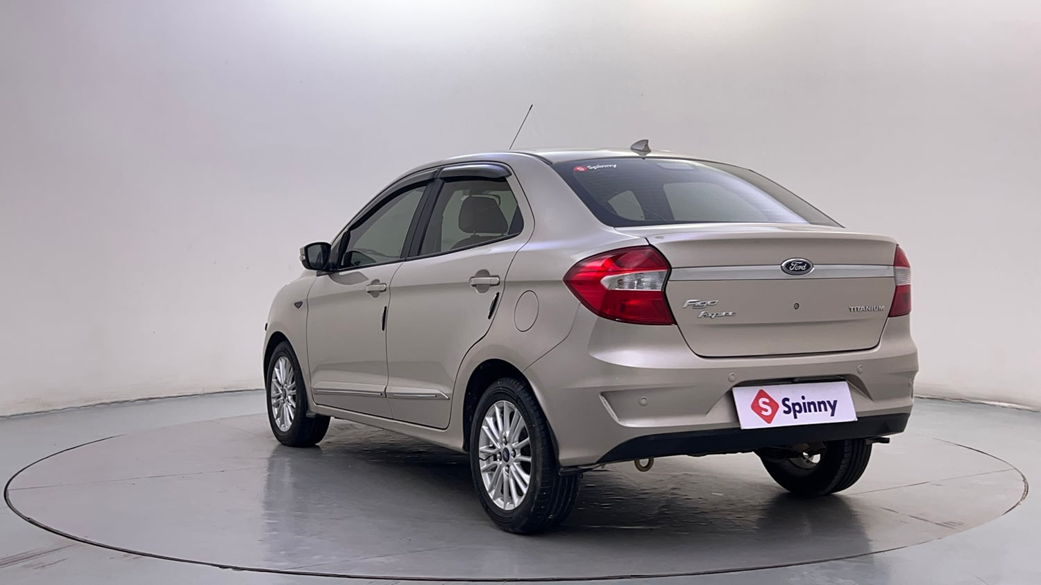 Used 2019 Ford Figo Aspire Titanium 1.2 Ti-VCT Petrol Manual exterior LEFT REAR CORNER VIEW