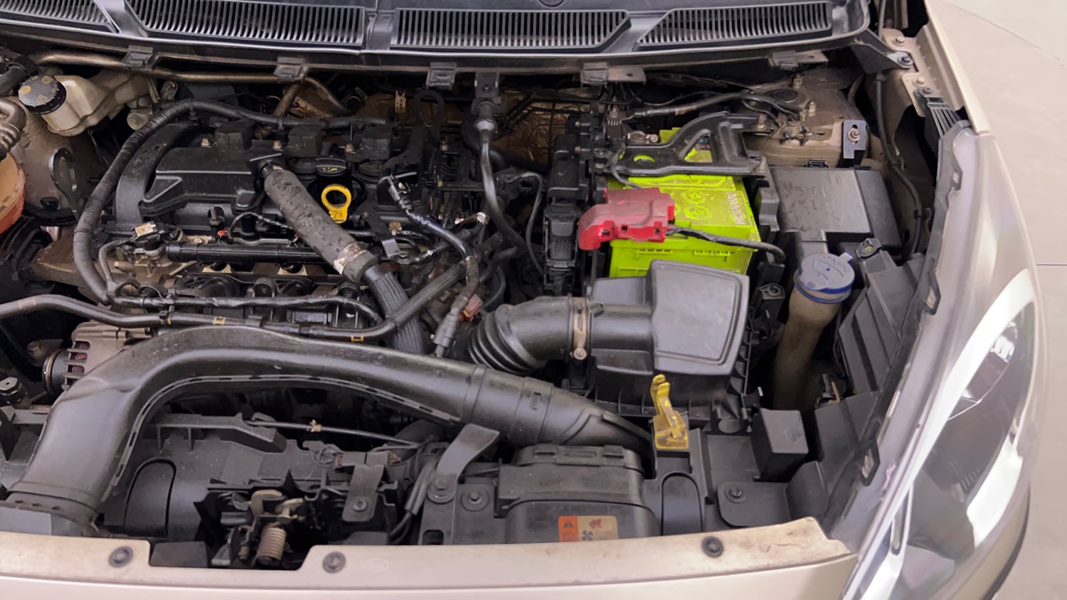 Used 2019 Ford Figo Aspire Titanium 1.2 Ti-VCT Petrol Manual engine ENGINE LEFT SIDE VIEW