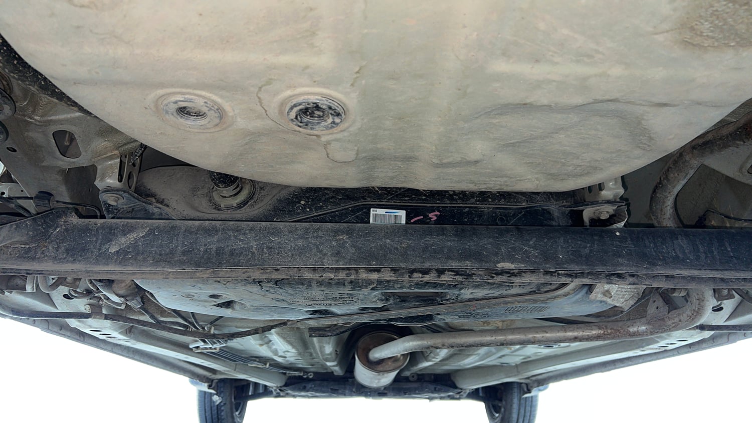 Used 2023 Maruti Suzuki Wagon R VXI 1.0 Petrol Manual extra REAR UNDERBODY VIEW (TAKEN FROM REAR)