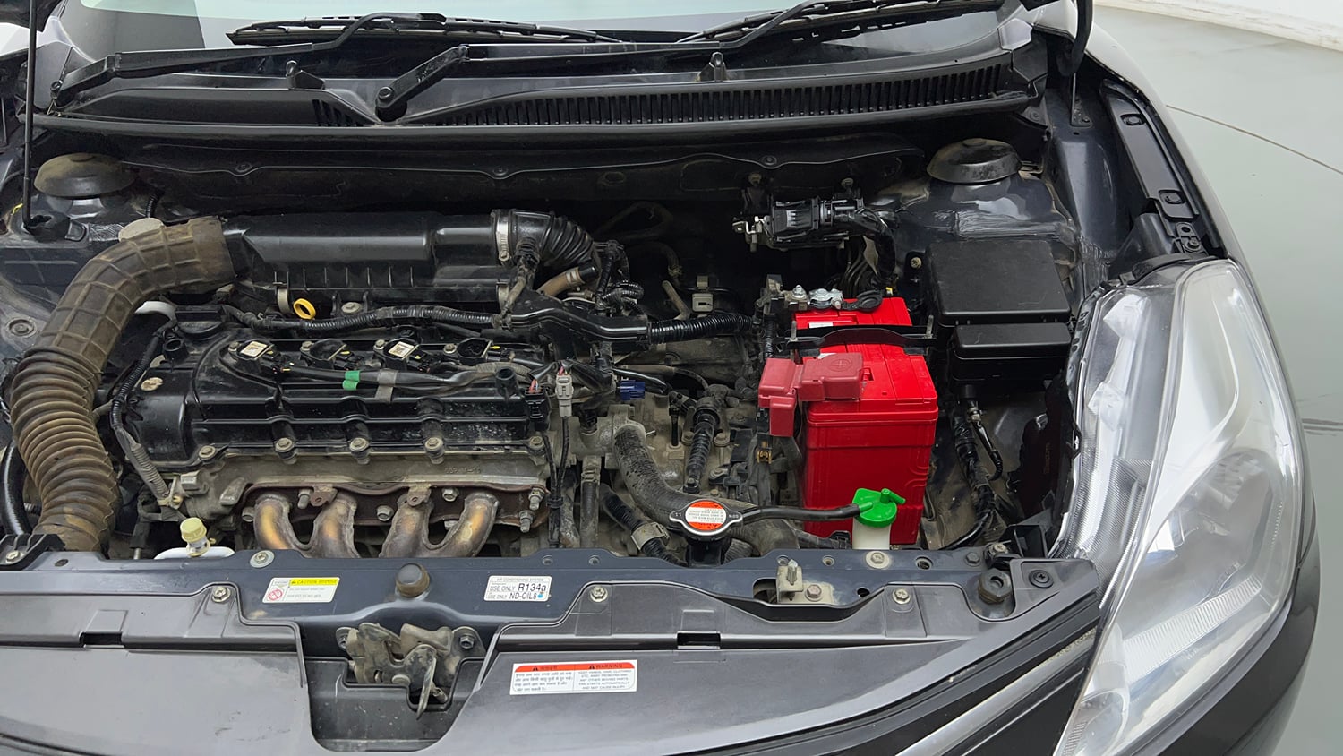 Used 2018 Maruti Suzuki Baleno Zeta 1.2 AT Petrol Automatic engine ENGINE LEFT SIDE VIEW