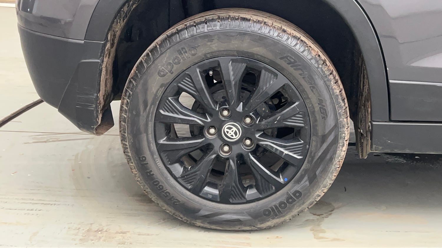 Used 2022 Toyota Urban Cruiser High Grade MT Petrol Manual tyres RIGHT REAR TYRE RIM VIEW