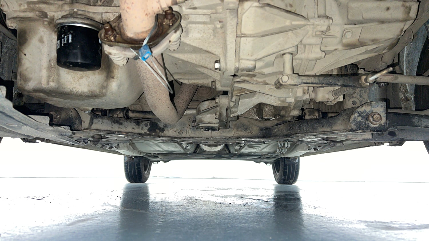 Used 2020 Maruti Suzuki Baleno Delta Petrol Manual extra FRONT LEFT UNDERBODY VIEW