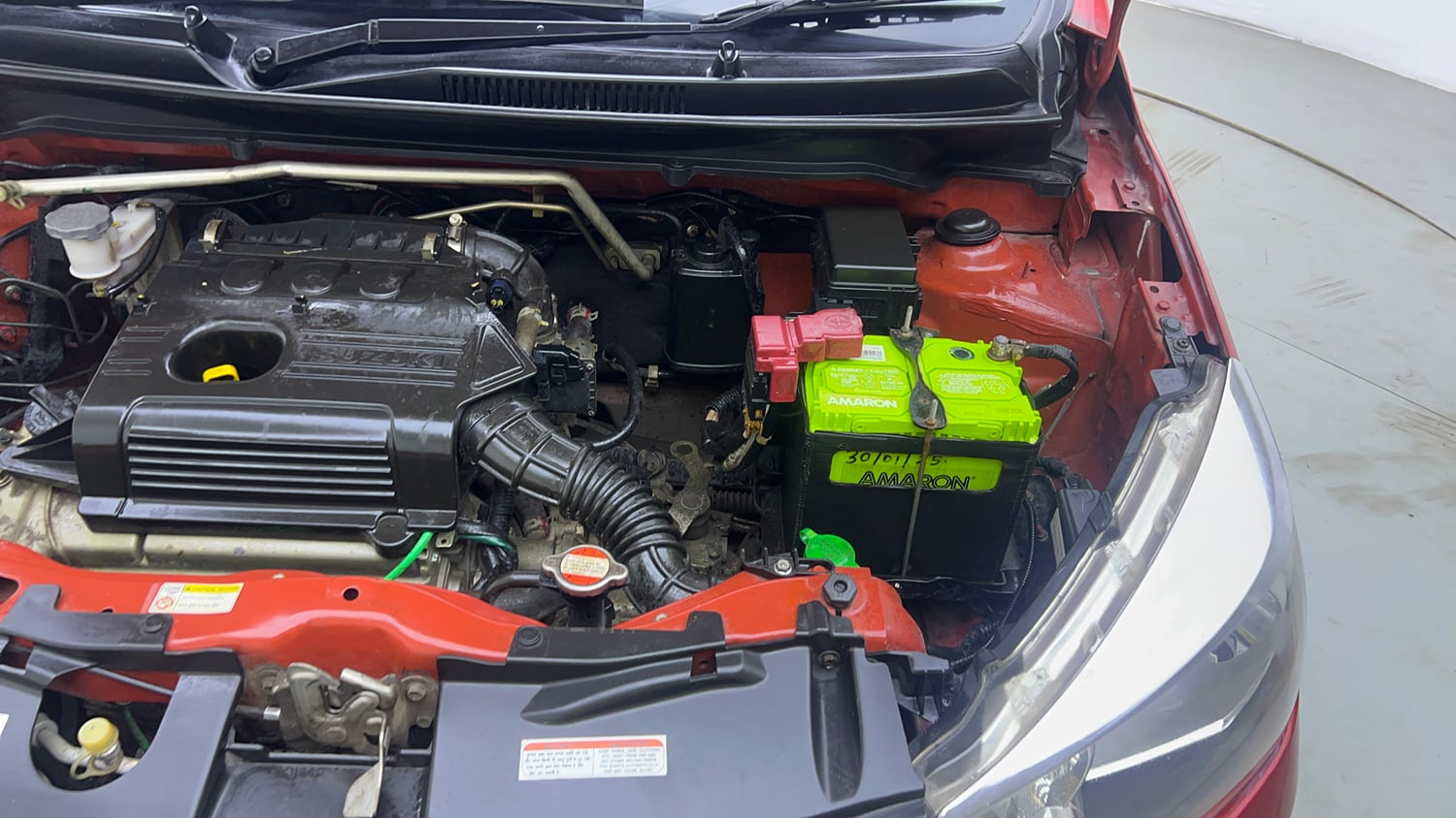 Used 2014 Maruti Suzuki Celerio LXi Petrol Manual engine ENGINE LEFT SIDE VIEW