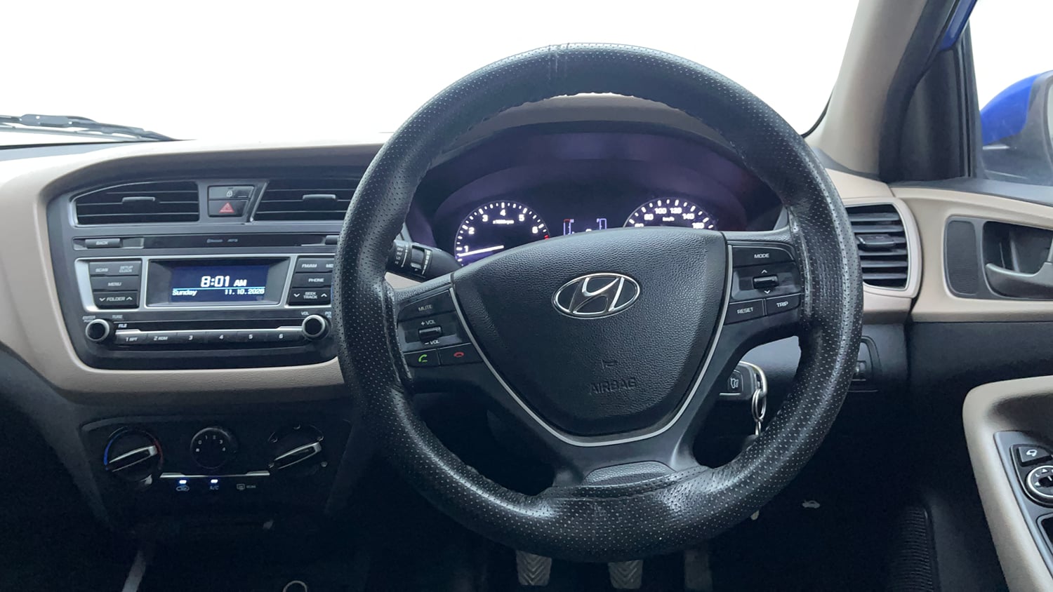 Used 2017 Hyundai Elite i20 Sportz 1.2 Petrol Manual interior STEERING VIEW
