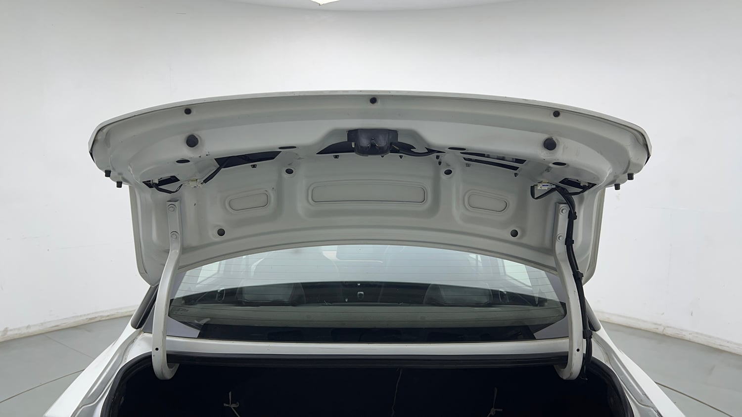 Used 2021 Hyundai Aura SX Plus 1.2 AMT Petrol Petrol Automatic interior DICKY DOOR OPEN VIEW