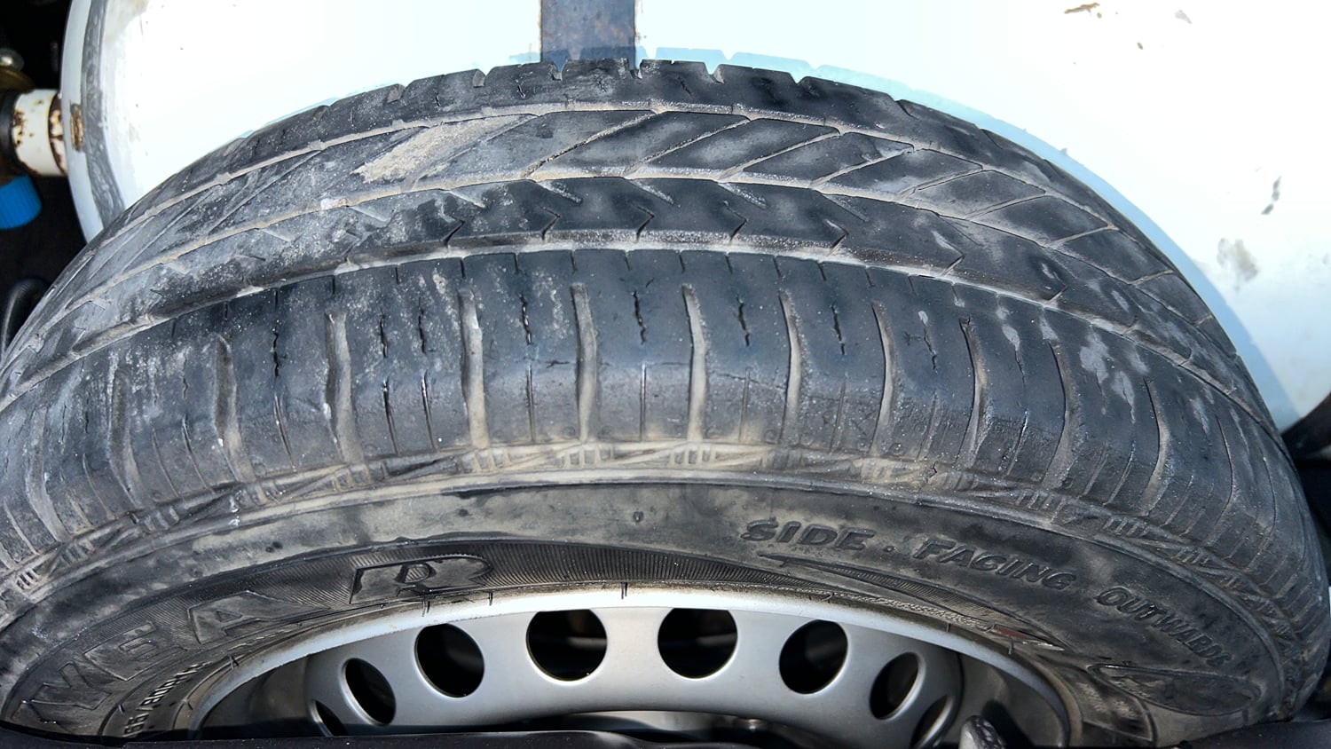 Used 2019 Tata Tiago XM CNG (Outside Fitted) Cng Manual tyres SPARE TYRE VIEW