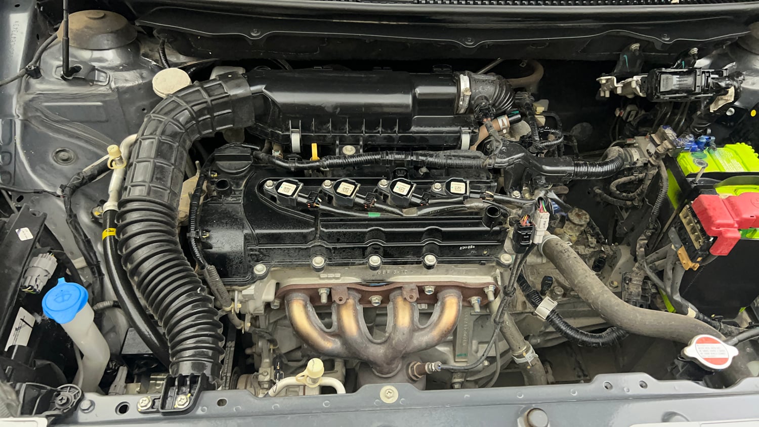Used 2021 Maruti Suzuki Baleno Delta Petrol Manual engine ENGINE RIGHT SIDE VIEW