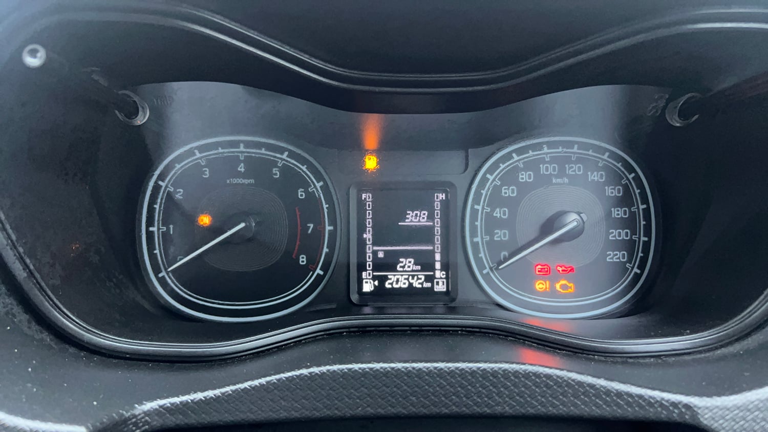 Used 2022 maruti-suzuki Vitara Brezza VXi Petrol Manual interior CLUSTERMETER VIEW