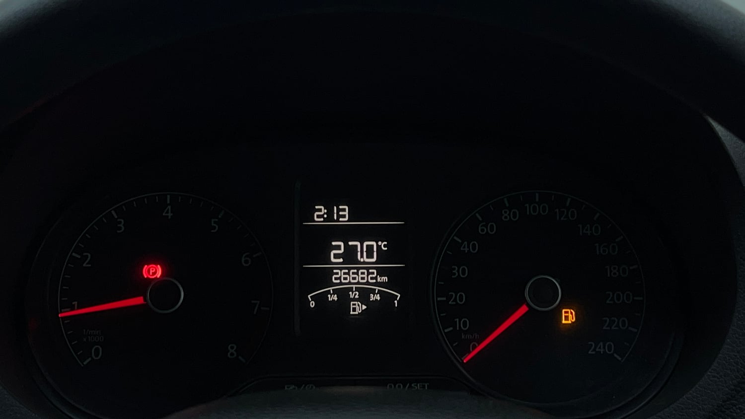 Used 2017 Volkswagen Polo Trendline 1.2L (P) Petrol Manual interior CLUSTERMETER VIEW