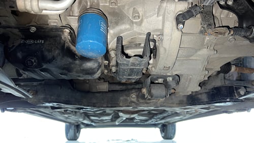 Used 2016 Hyundai Grand i10 Magna 1.2 Kappa VTVT Petrol Manual extra FRONT LEFT UNDERBODY VIEW