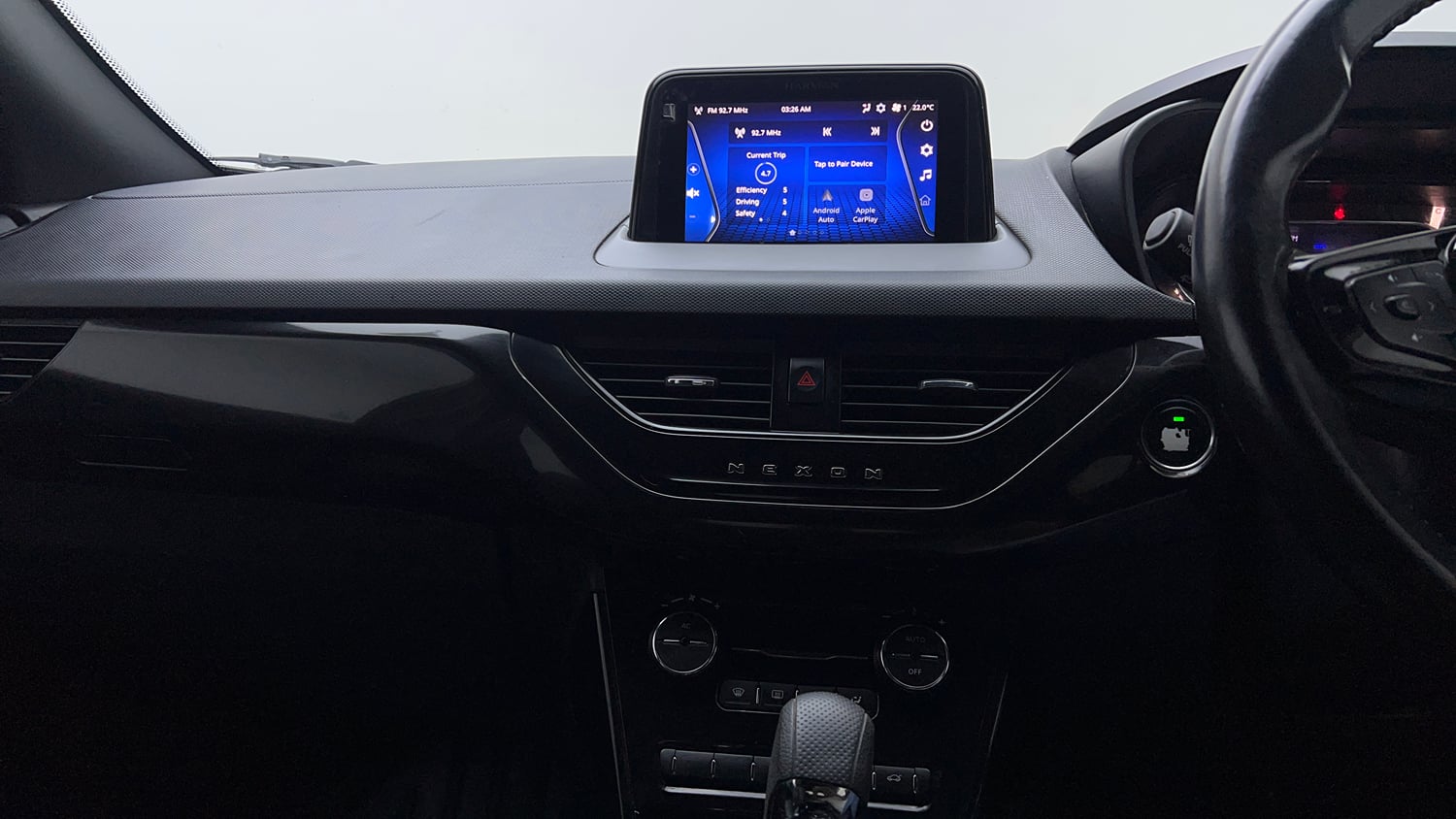 Used 2021 Tata Nexon XZA Plus Diesel Dark Edition Diesel Automatic interior MUSIC SYSTEM & AC CONTROL VIEW