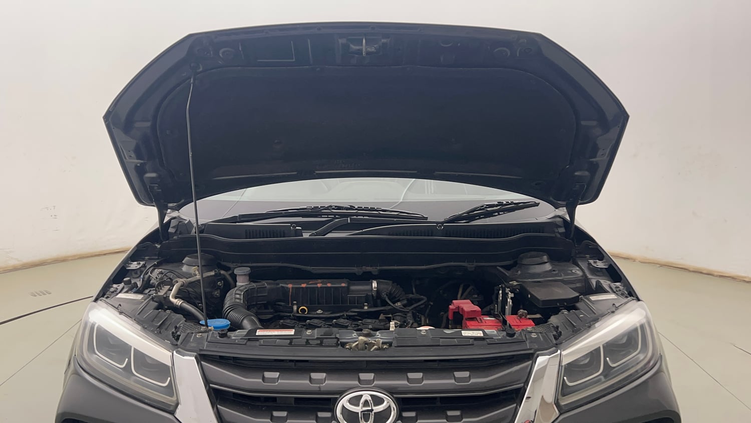 Used 2022 Toyota Urban Cruiser High Grade MT Petrol Manual engine ENGINE & BONNET OPEN FRONT VIEW