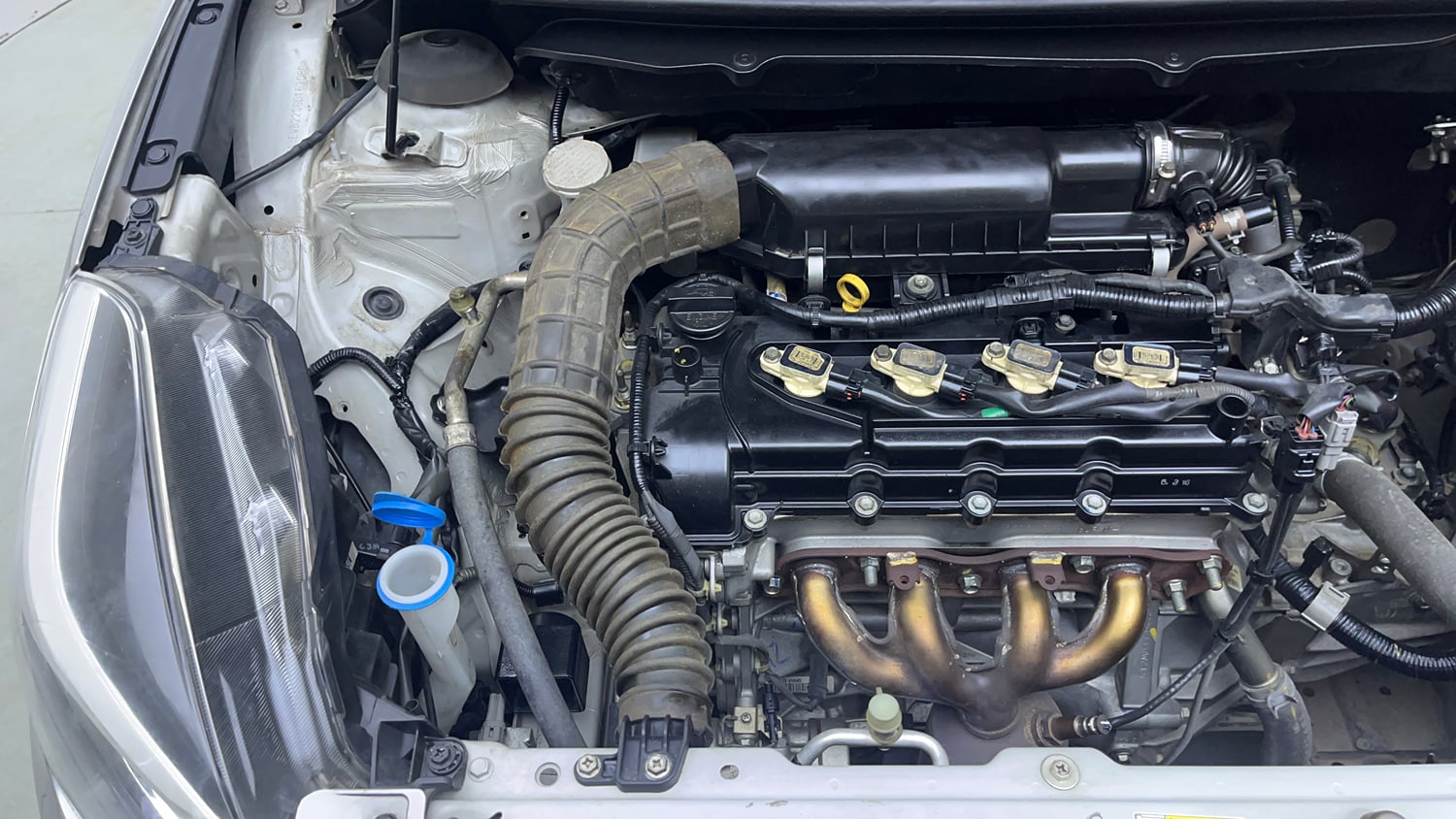 Used 2016 Maruti Suzuki Baleno Alpha 1.2 Petrol Manual engine ENGINE RIGHT SIDE VIEW