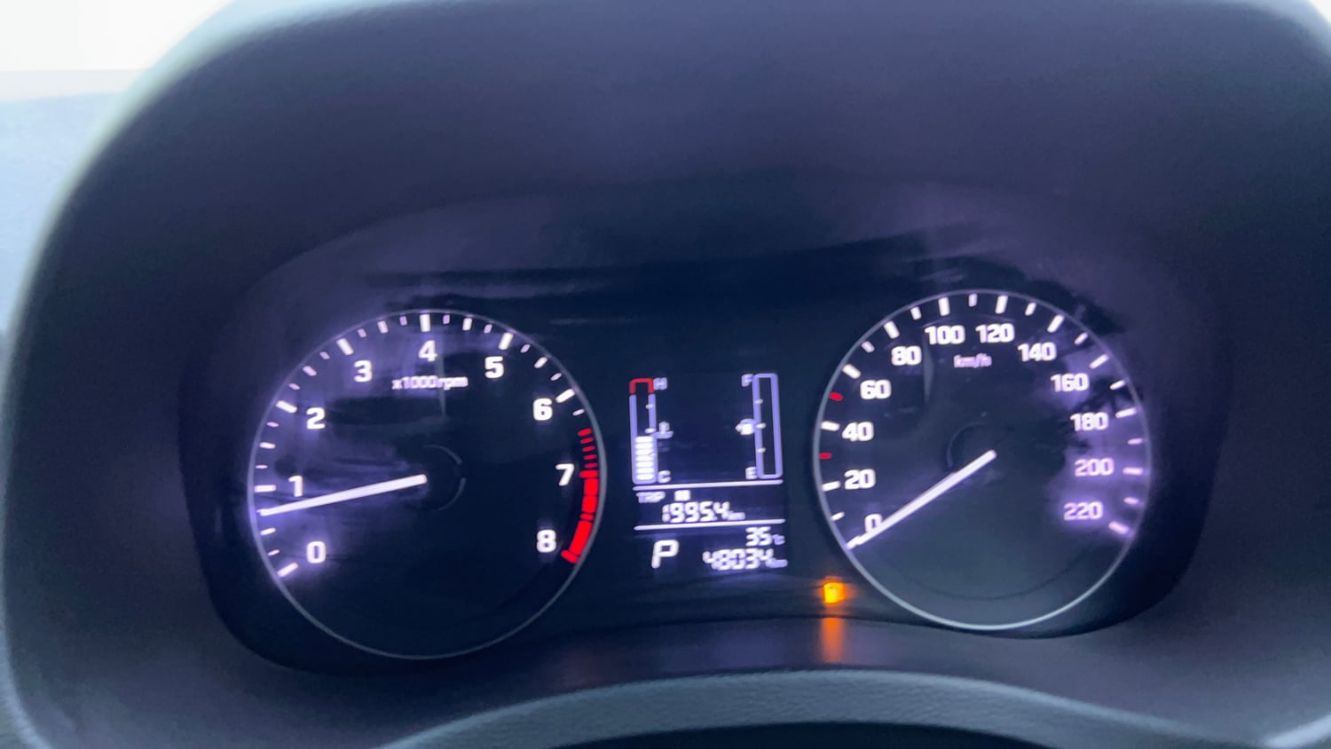 Used 2016 Hyundai Creta 1.6 SX Plus AT Petrol Petrol Automatic interior CLUSTERMETER VIEW
