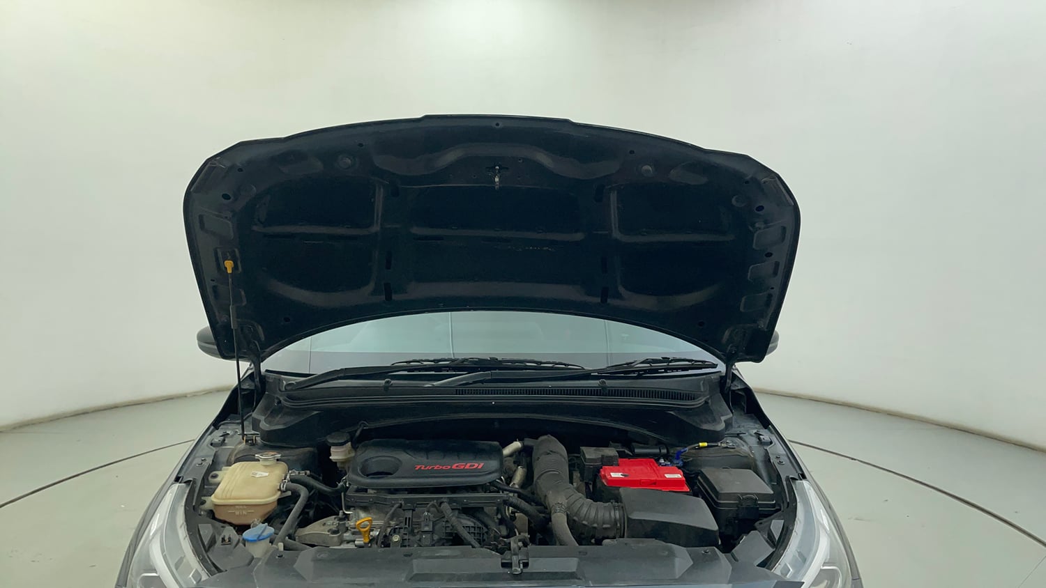 Used 2023 Hyundai i20 N Line N8 1.0 Turbo DCT Petrol Automatic engine ENGINE & BONNET OPEN FRONT VIEW