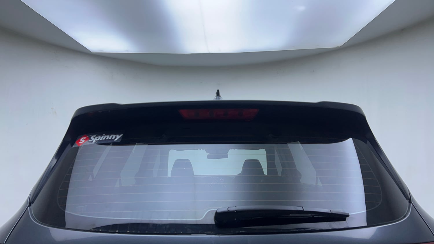 Used 2023 Kia Carens Prestige Plus 1.4 Petrol MT 7 STR Petrol Manual exterior BACK WINDSHIELD VIEW