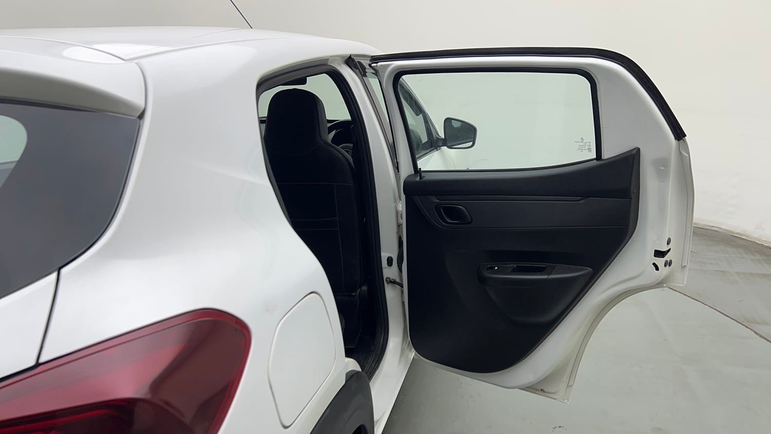 Used 2022 Renault Kwid RXT 1.0 AMT Petrol Automatic interior RIGHT REAR DOOR OPEN VIEW