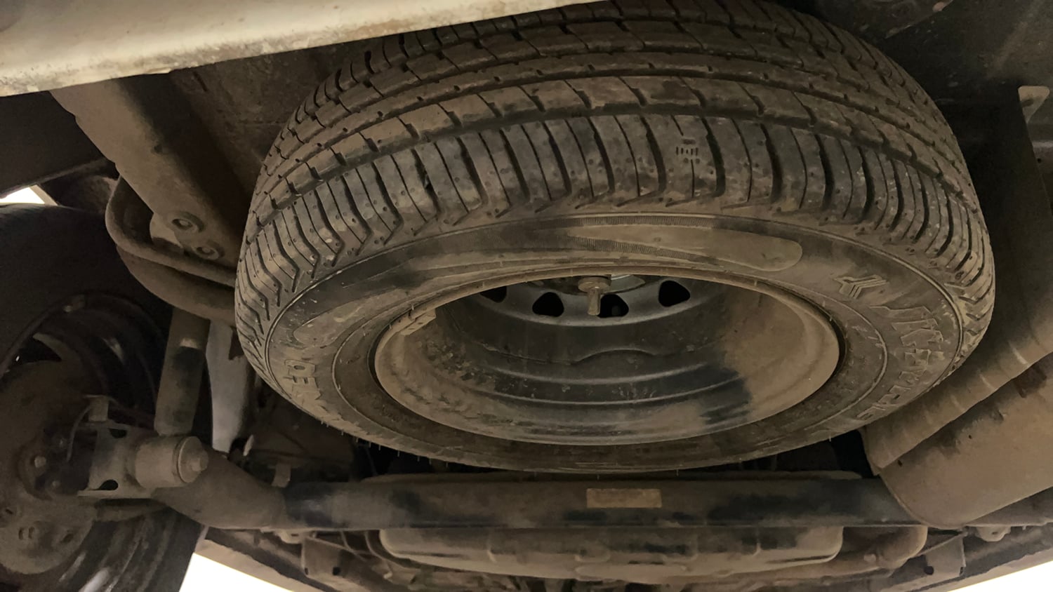 Used 2025 Tata Tigor XZA Plus iCNG Cng Automatic tyres SPARE TYRE VIEW
