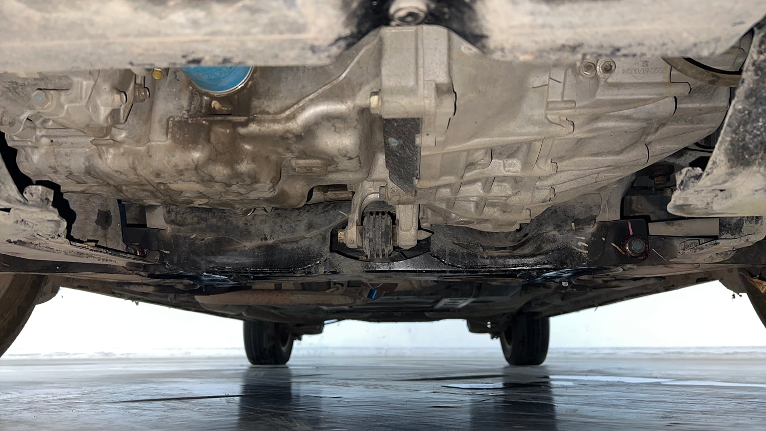 Used 2022 Honda WR-V VX MT Petrol Petrol Manual extra FRONT LEFT UNDERBODY VIEW