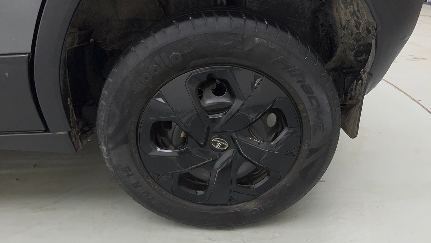 Used 2022 Tata Punch Adventure MT Petrol Manual tyres LEFT REAR TYRE RIM VIEW