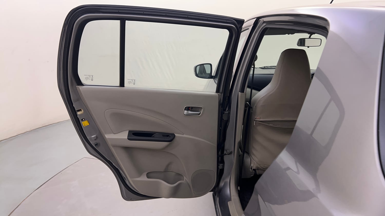 Used 2015 Maruti Suzuki Celerio ZXi AMT Petrol Automatic interior LEFT REAR DOOR OPEN VIEW