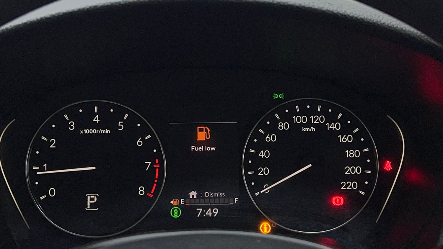Used 2024 Honda City Elegant Edition CVT Petrol Automatic interior CLUSTERMETER VIEW