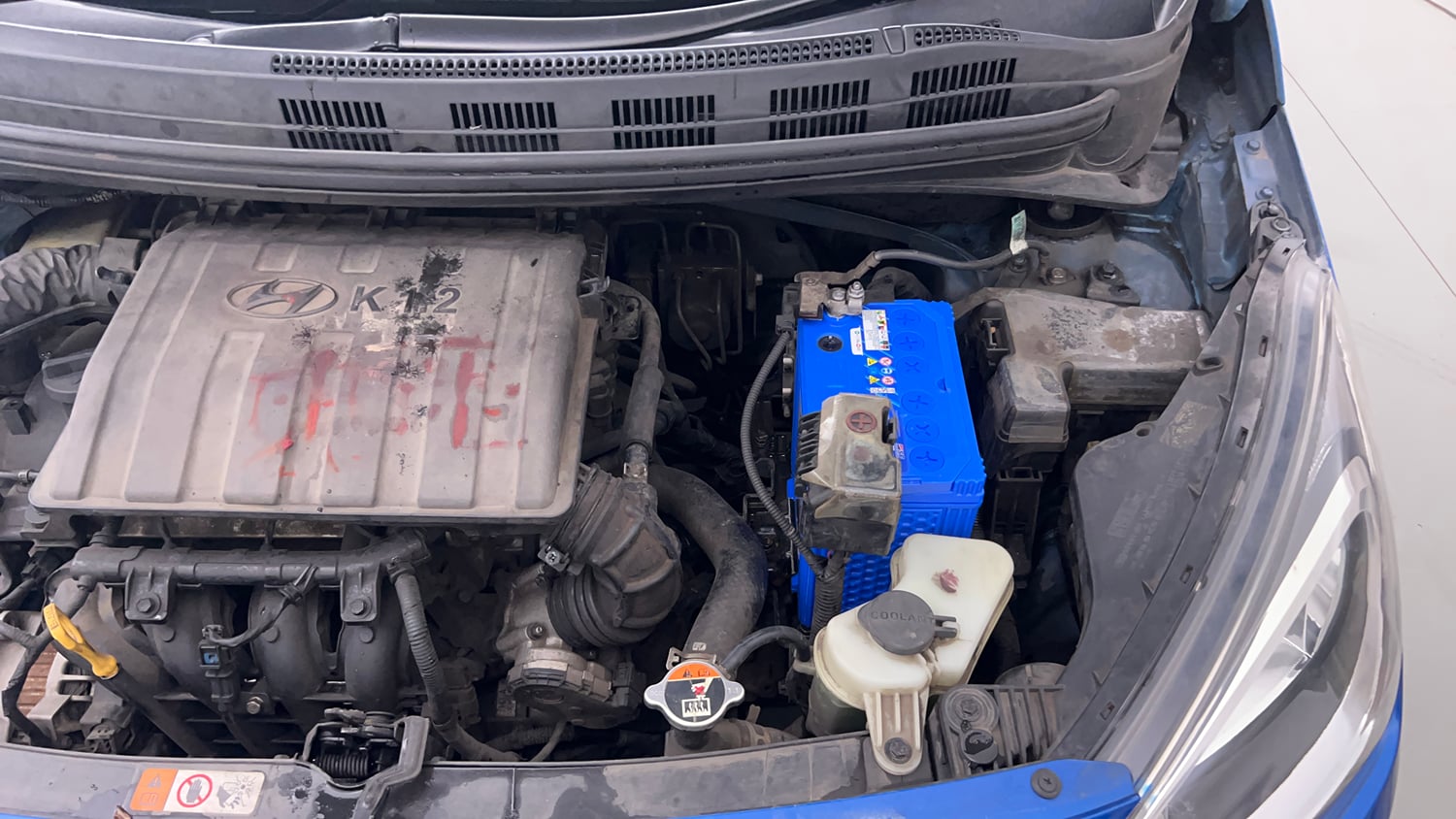 Used 2019 Hyundai Xcent S Petrol Manual engine ENGINE LEFT SIDE VIEW