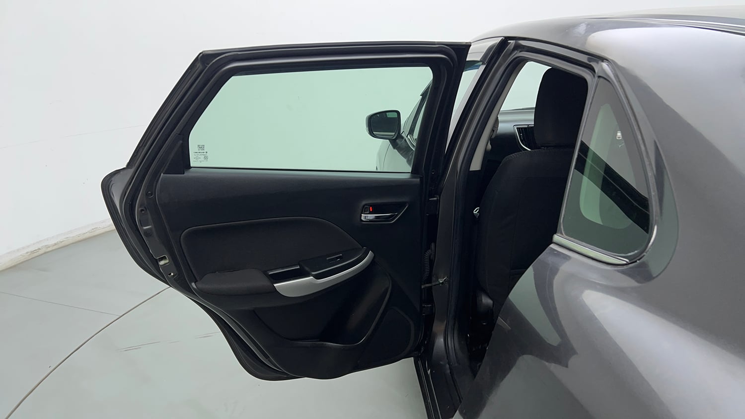 Used 2018 Maruti Suzuki Baleno Zeta 1.2 AT Petrol Automatic interior LEFT REAR DOOR OPEN VIEW