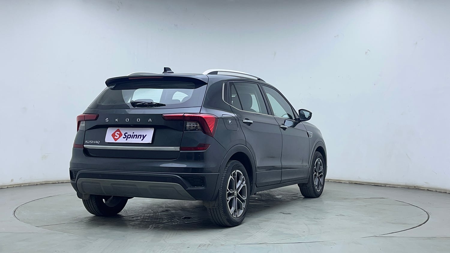 Used 2023 Skoda Kushaq Style 1.0L TSI MT Petrol Manual exterior RIGHT REAR CORNER VIEW