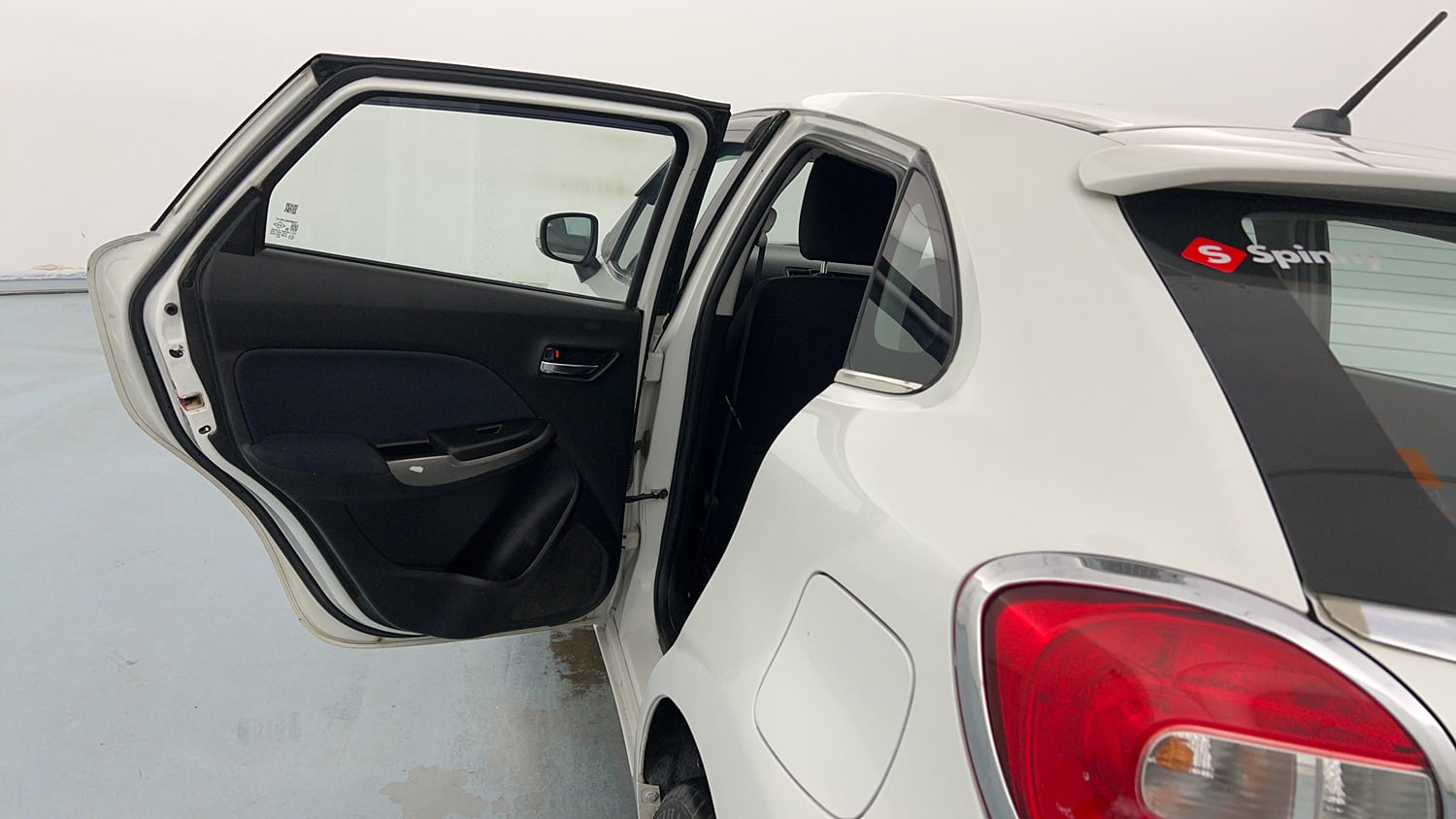 Used 2020 Maruti Suzuki Baleno Delta Petrol Manual interior LEFT REAR DOOR OPEN VIEW