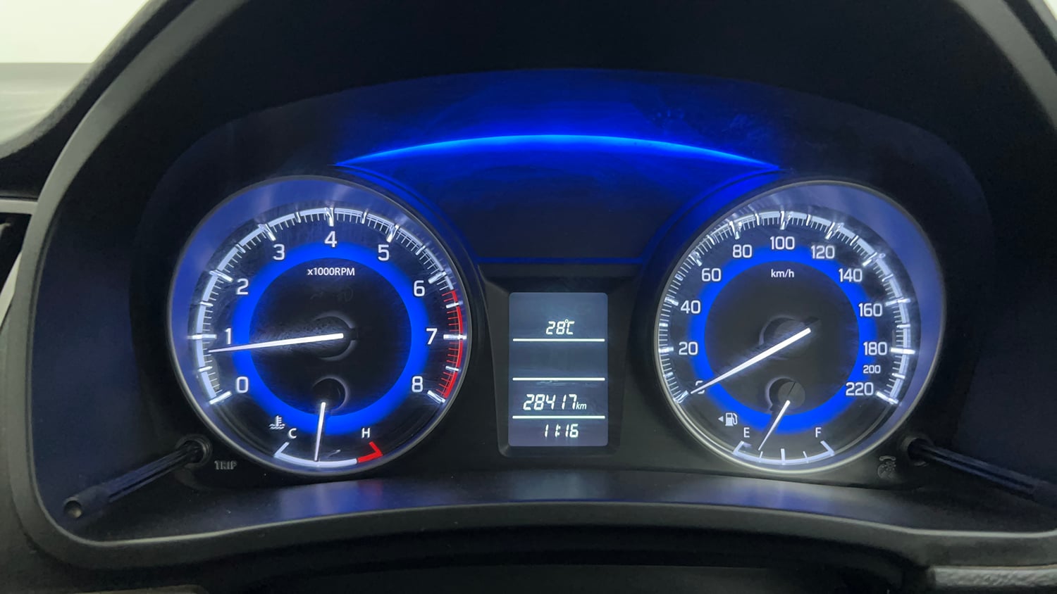 Used 2021 Maruti Suzuki Baleno Delta Petrol Manual interior CLUSTERMETER VIEW