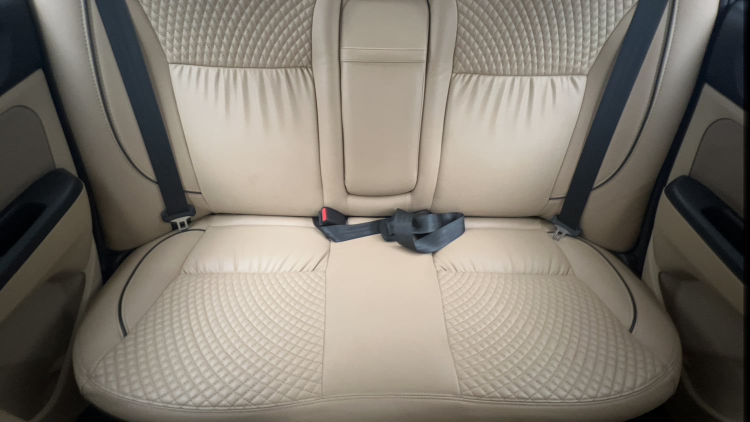 Used 2019 Honda Amaze 1.2 S MT Petrol Petrol Manual interior REAR SEAT CONDITION VIEW