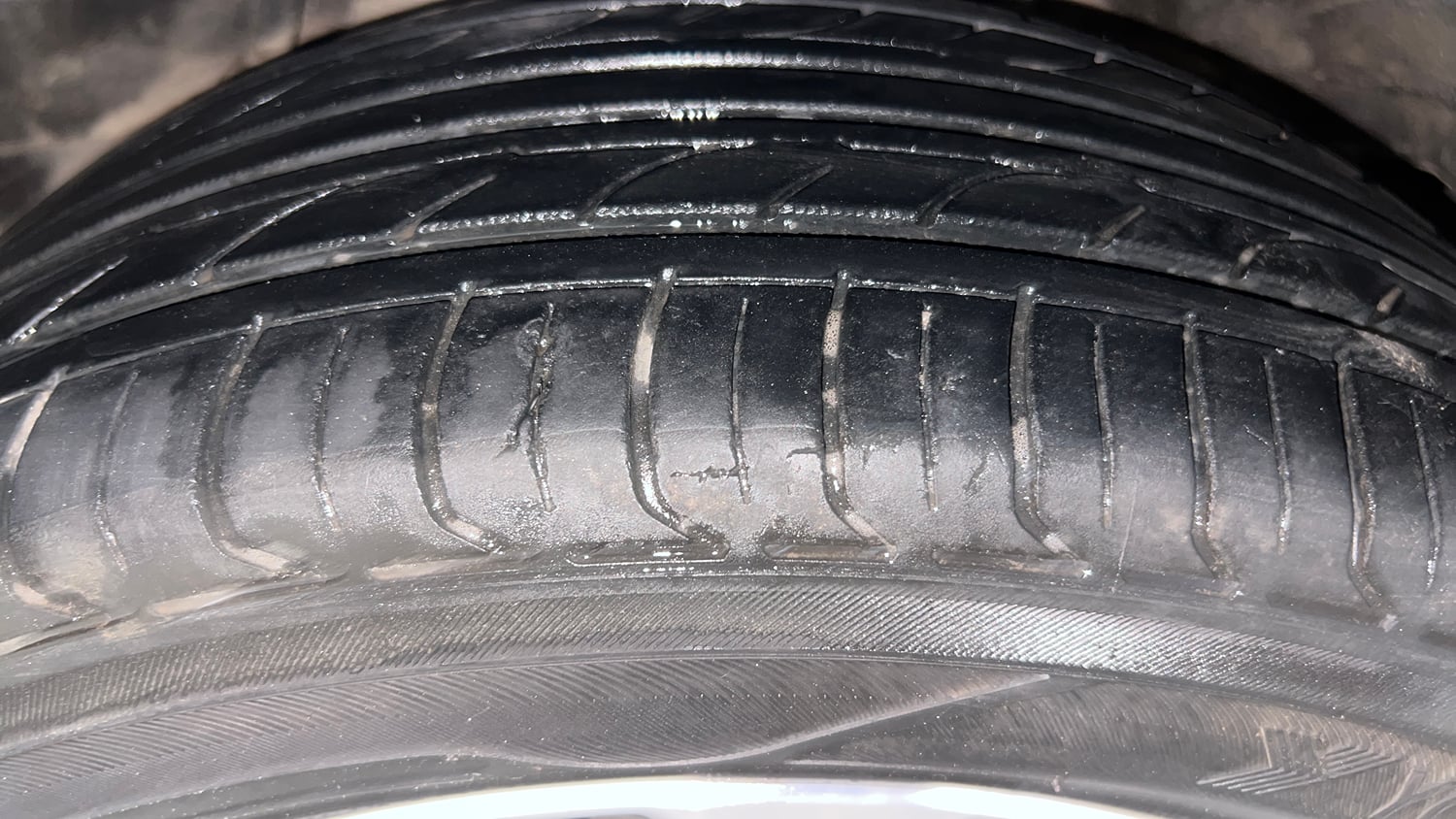 Used 2017 Honda WR-V VX MT Diesel Diesel Manual tyres LEFT REAR TYRE TREAD VIEW