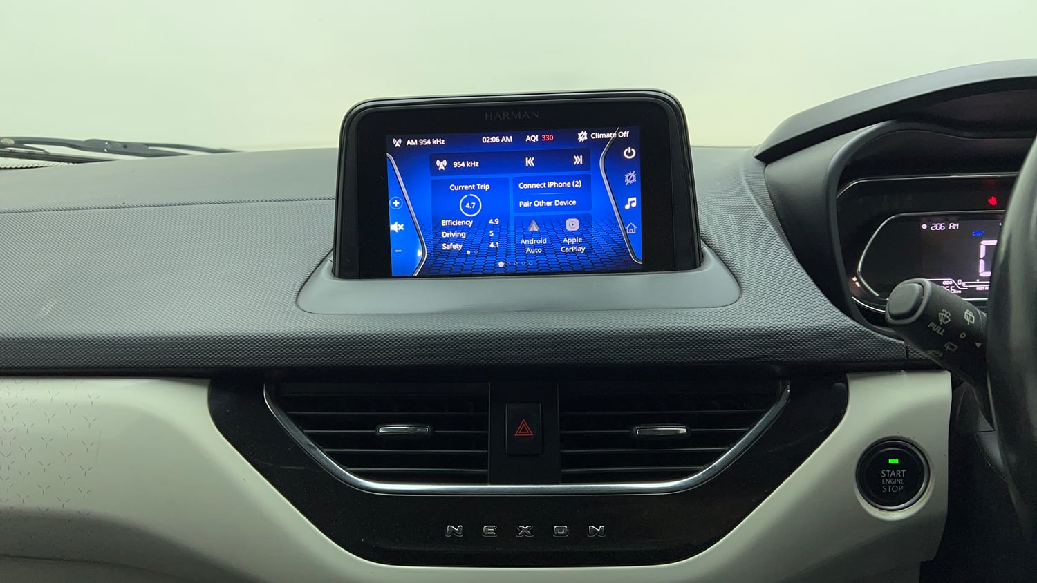 Used 2022 Tata Nexon XZ Plus (HS) Petrol Manual top_features Integrated (in-dash) music system