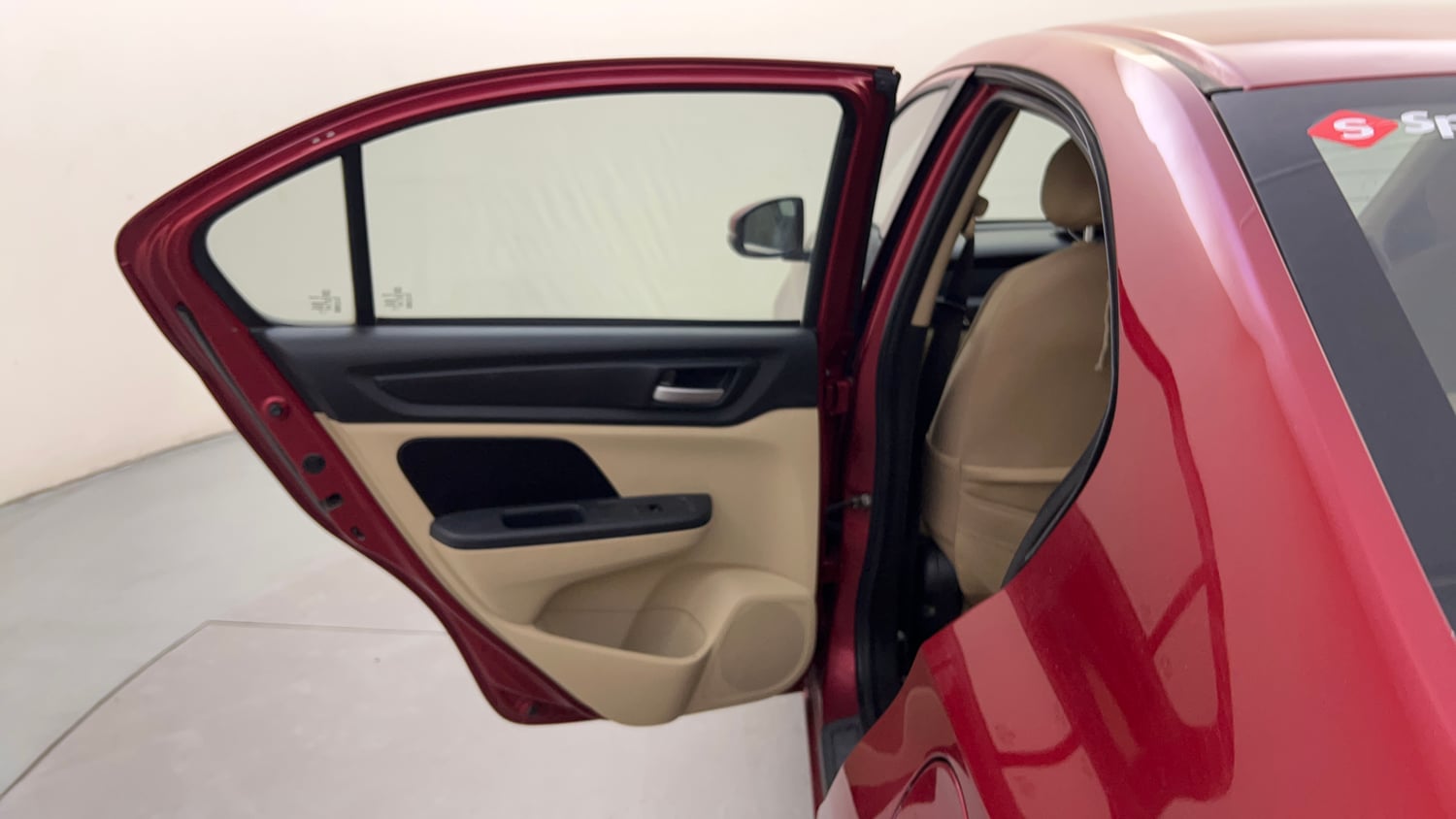 Used 2020 Honda Amaze 1.2 V CVT Petrol Petrol Automatic interior LEFT REAR DOOR OPEN VIEW