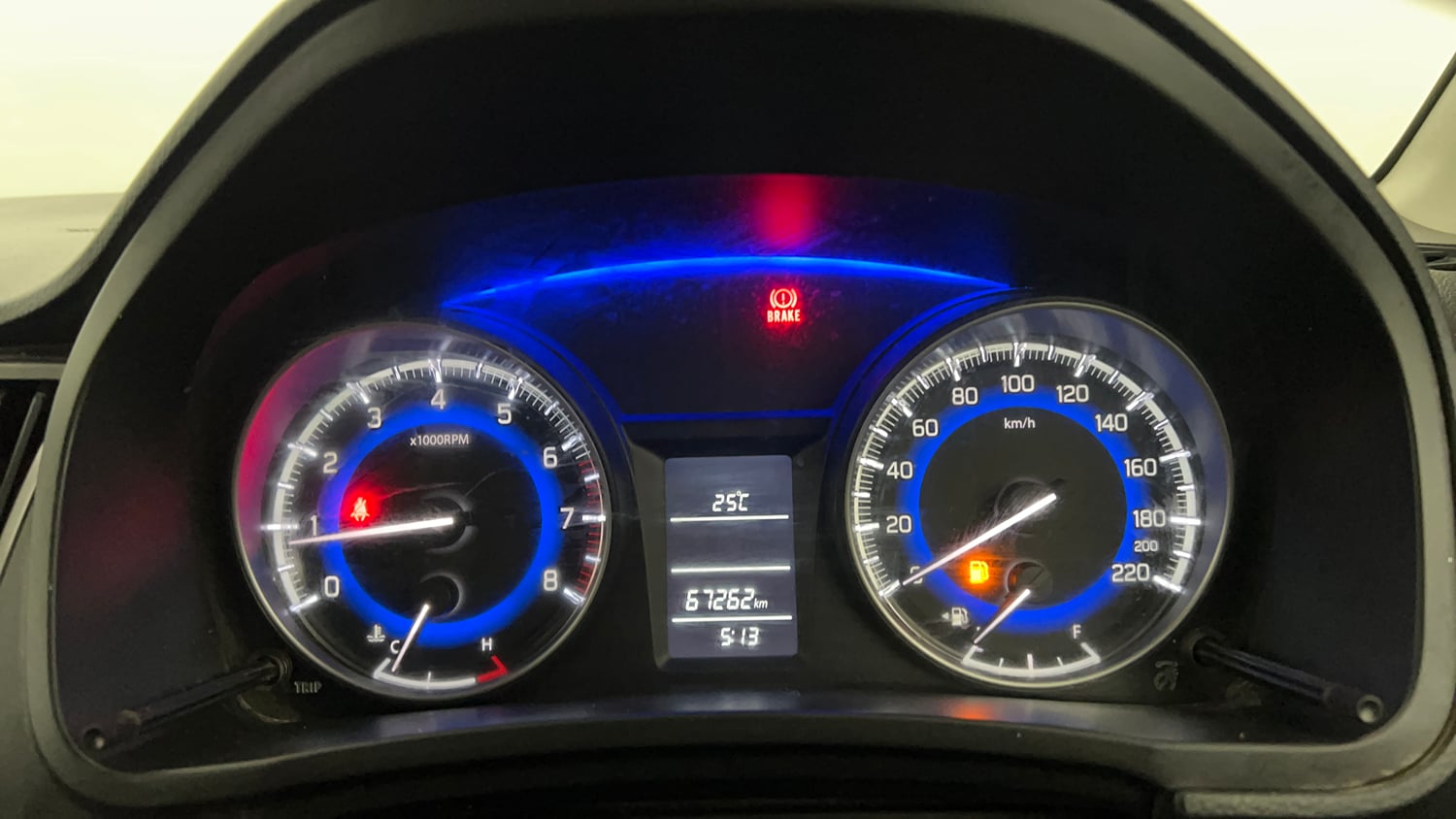 Used 2020 Maruti Suzuki Baleno Delta Petrol Manual interior CLUSTERMETER VIEW