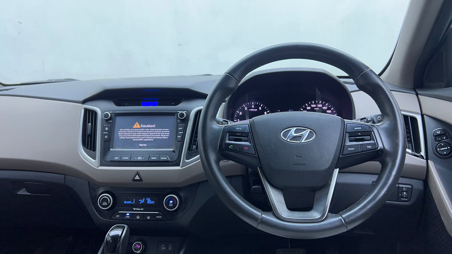 Used 2016 Hyundai Creta 1.6 SX Plus AT Petrol Petrol Automatic interior STEERING VIEW