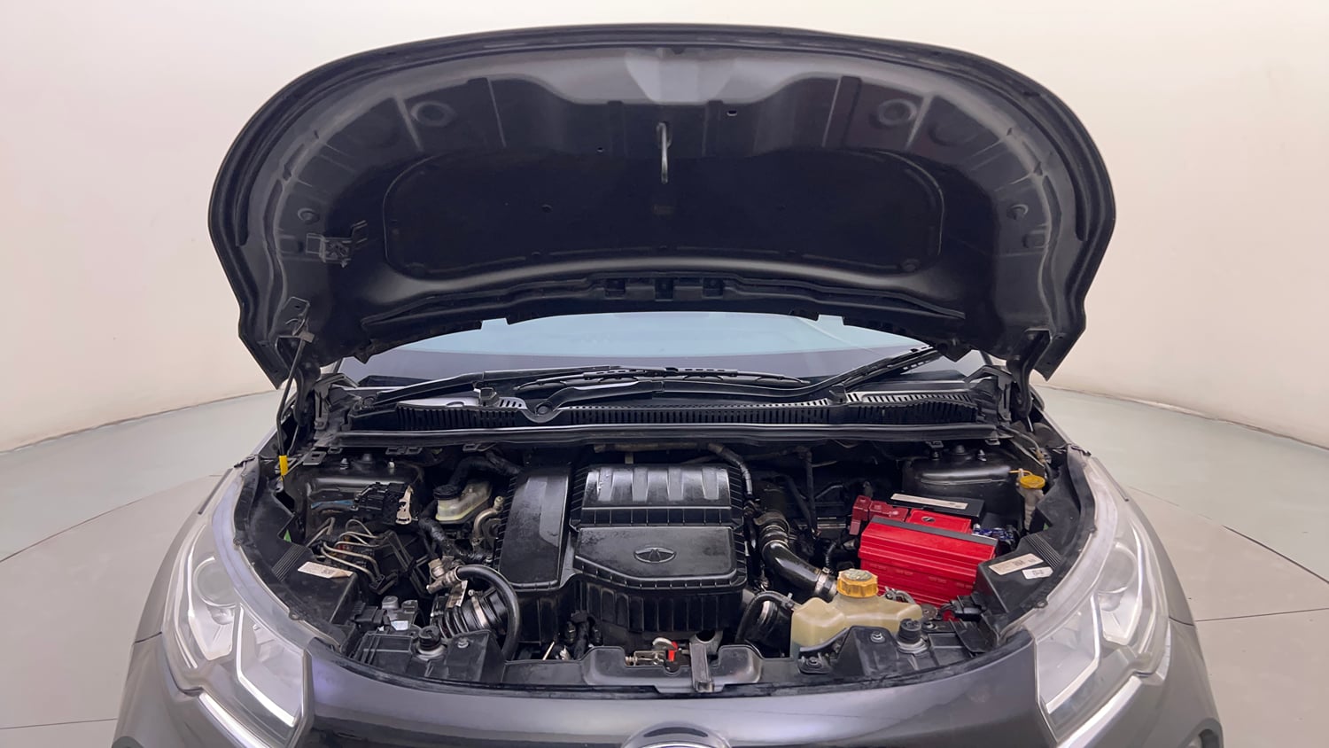 Used 2021 Tata Nexon XZA Plus Diesel Diesel Automatic engine ENGINE & BONNET OPEN FRONT VIEW