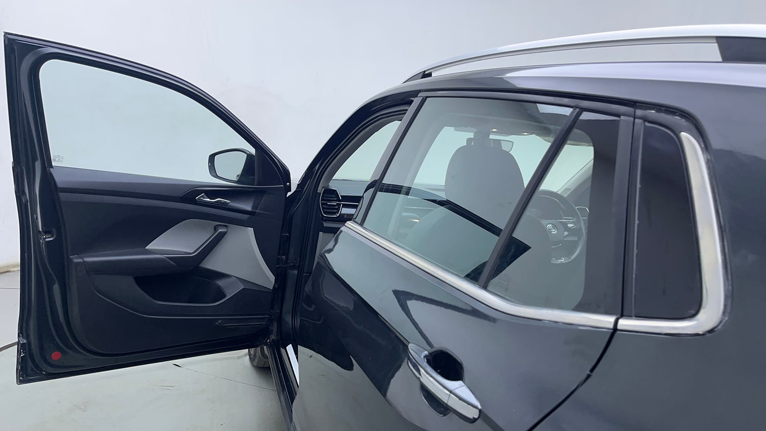 Used 2023 Skoda Kushaq Style 1.0L TSI MT Petrol Manual interior LEFT FRONT DOOR OPEN VIEW