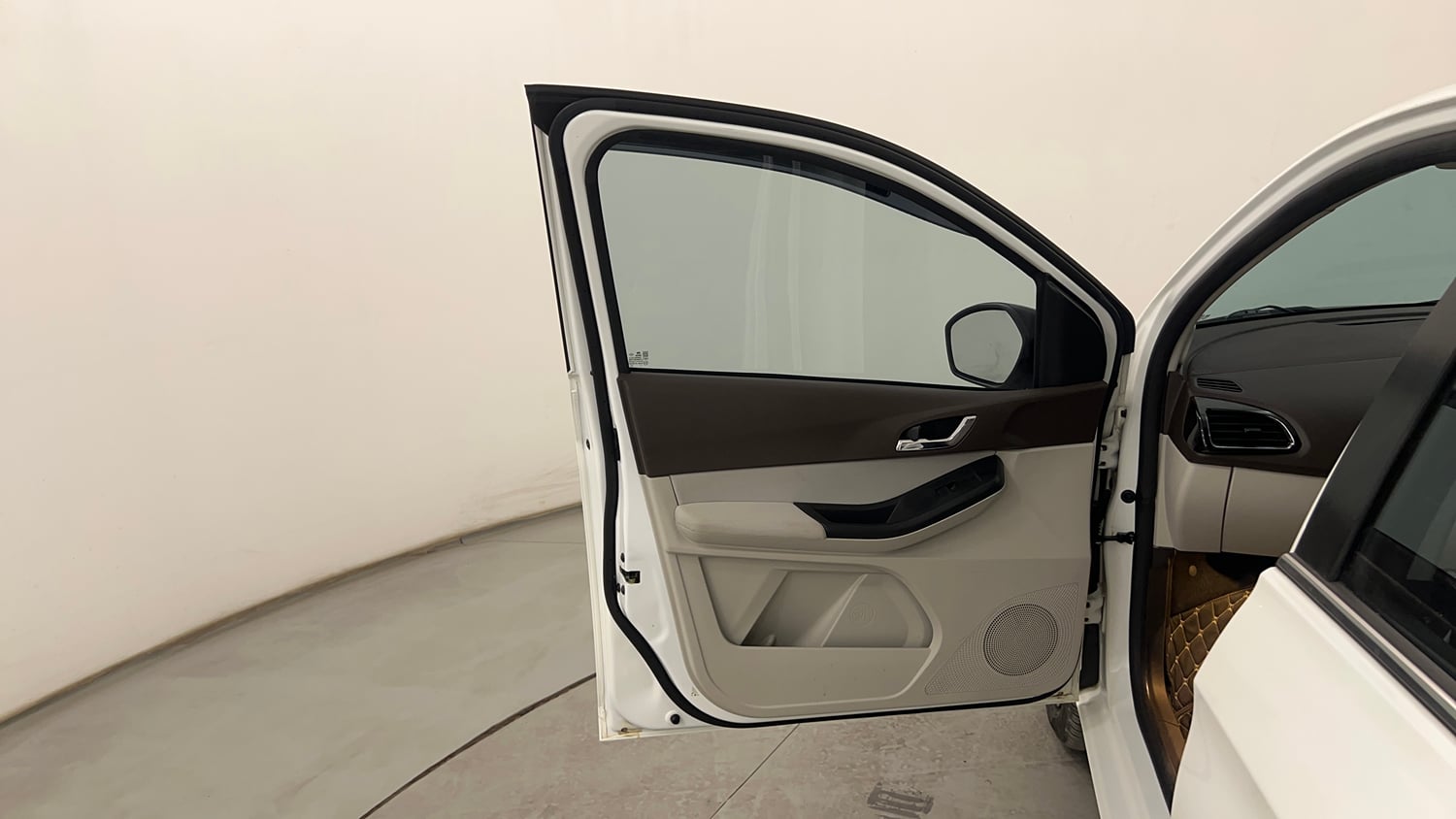 Used 2025 Tata Tigor XZA Plus iCNG Cng Automatic interior LEFT FRONT DOOR OPEN VIEW