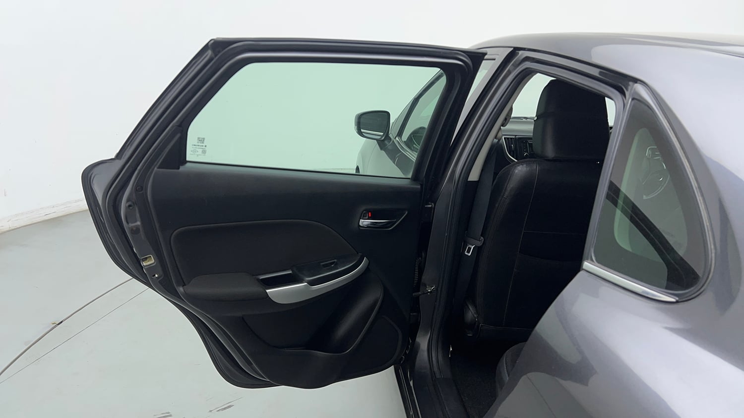 Used 2018 Maruti Suzuki Baleno Zeta 1.2 AT Petrol Automatic interior LEFT REAR DOOR OPEN VIEW